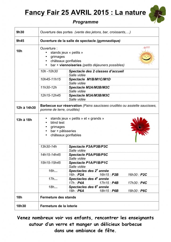 Programme avec images